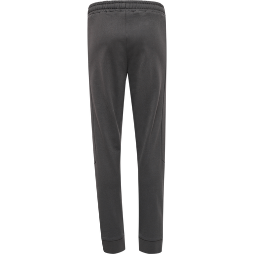 hmlOFFGRID COTTON PANTS KIDS, FORGED IRON/NASTURIUM, packshot