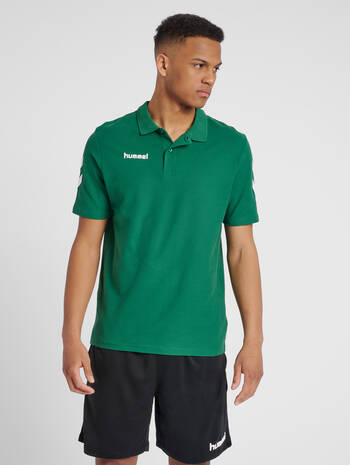 HUMMEL GO COTTON POLO, EVERGREEN, model