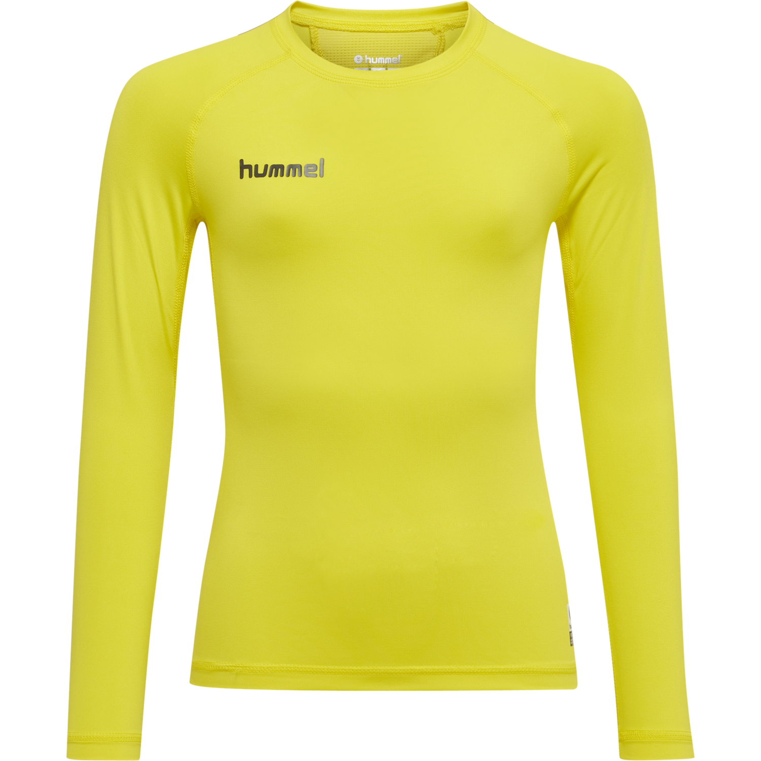 HUMMEL FIRST PERFORMANCE KIDS JERSEY L/S, BLAZING YELLOW, packshot
