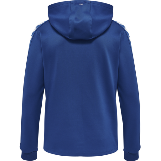 hmlCORE XK POLY ZIP HOOD SWEAT, TRUE BLUE, packshot