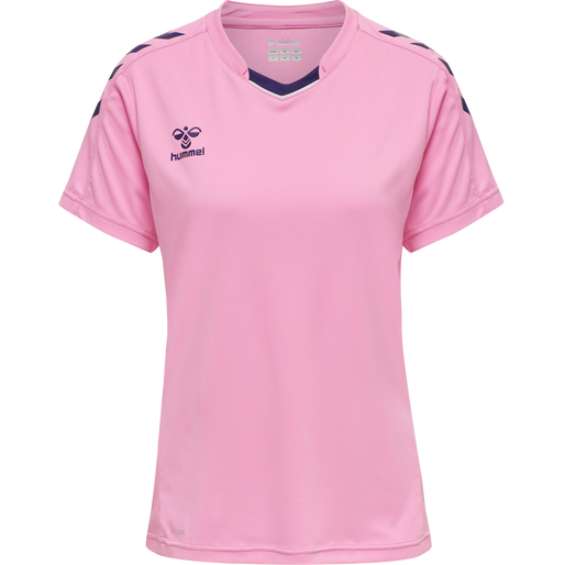 hmlCORE XK POLY JERSEY S/S WOMAN, COTTON CANDY hmlCORE XK POLY JERSEY S/S WOMAN, COTTON CANDY, packshot