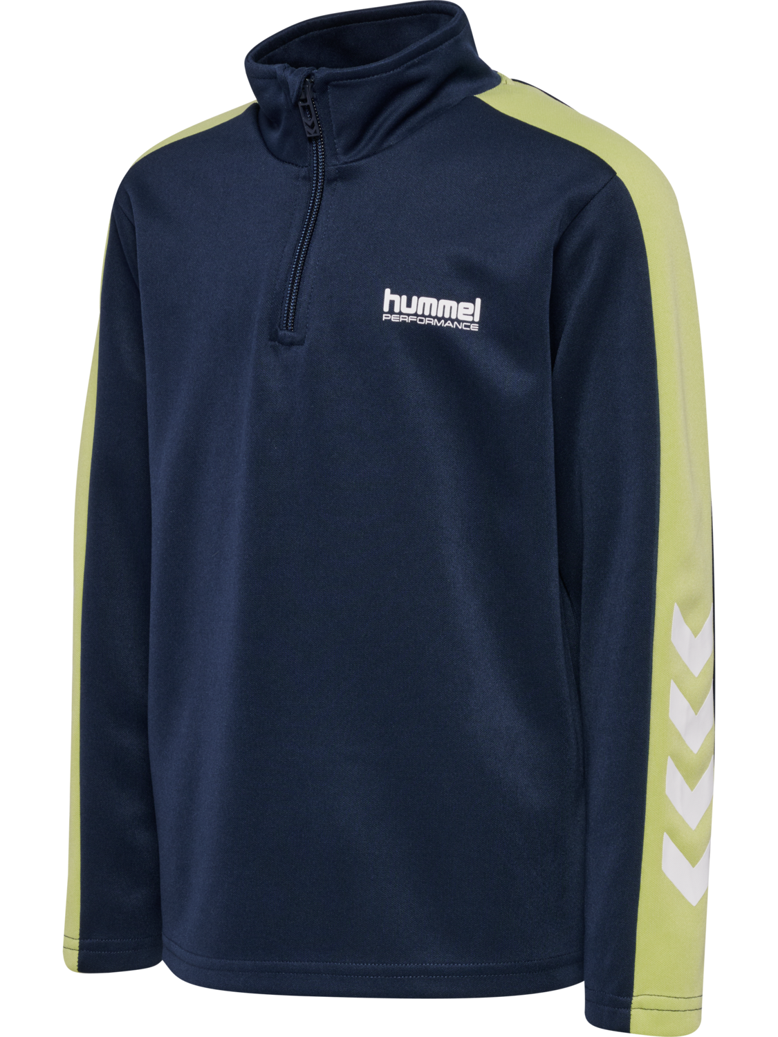 hmlJR GOAL HALFZIP, DRESS BLUES, packshot