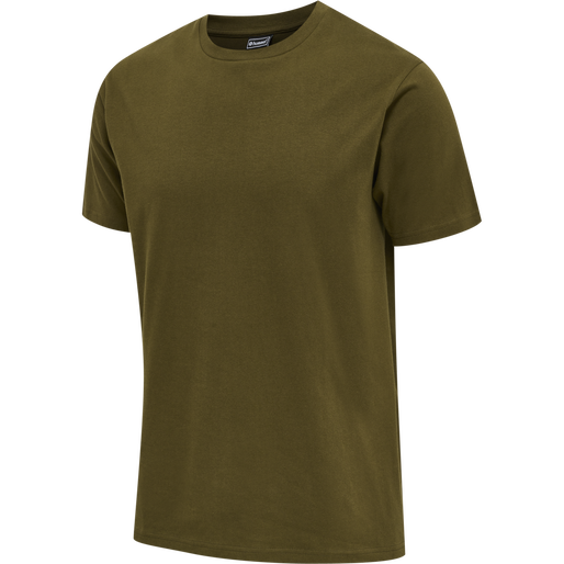 hmlRED HEAVY T-SHIRT S/S, DARK OLIVE, packshot