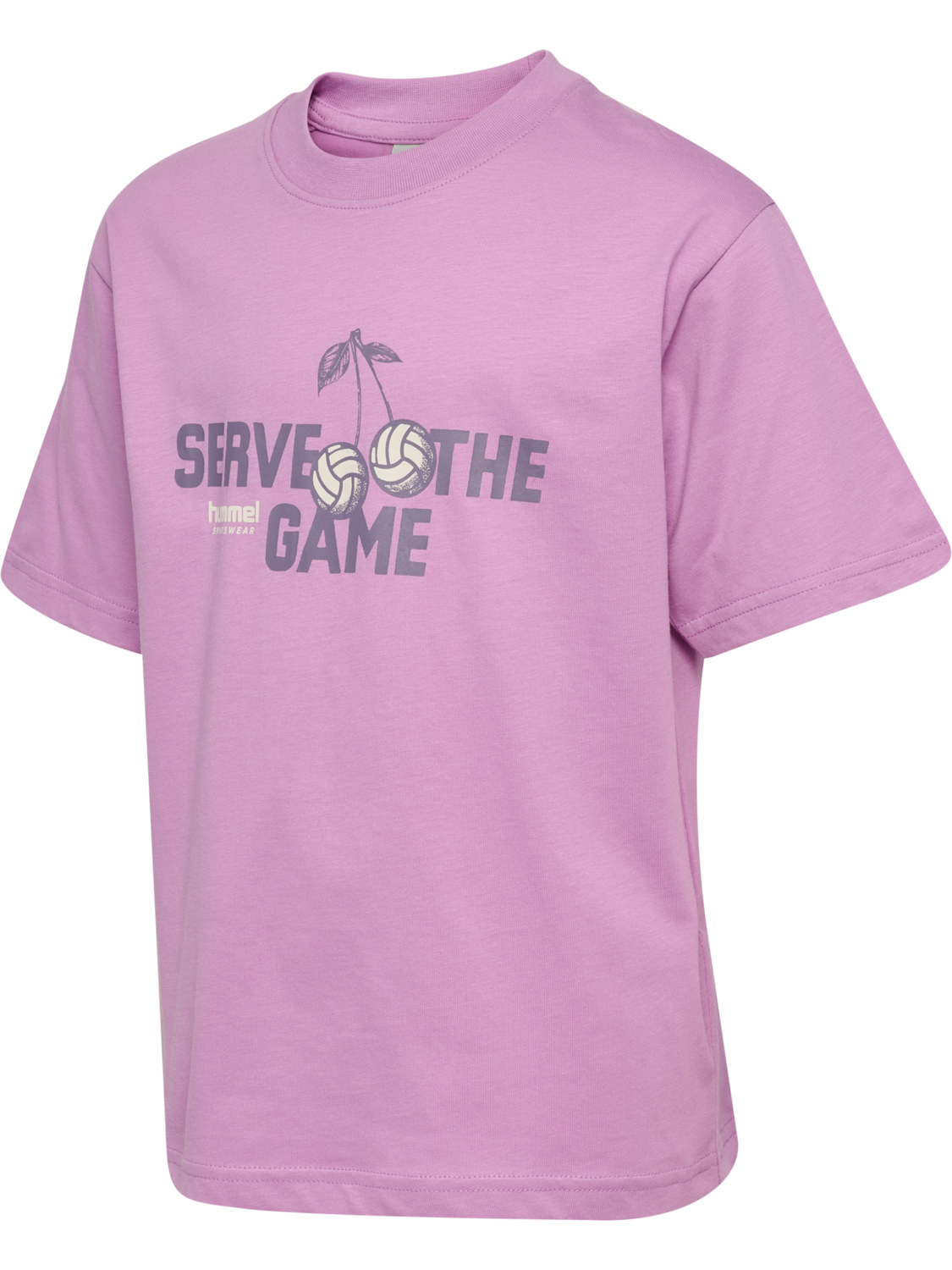 hmlJR LOOSE T-SHIRT S/S HS GRAPHIC, SMOKY GRAPE, packshot