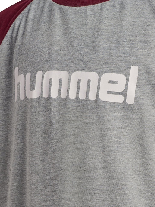 hmlJR LOGO T-SHIRT S/S, CHOCOLATE TRUFFLE hmlJR LOGO T-SHIRT S/S, CHOCOLATE TRUFFLE, packshot