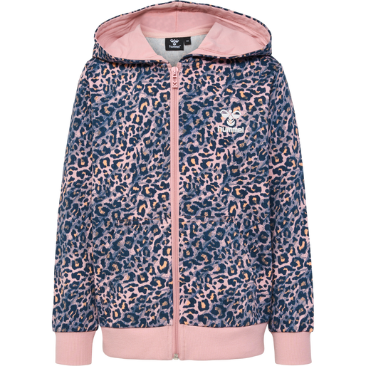 hmlFSK SMILE ZIP JACKET, BLACK IRIS/ZEPHYR, packshot