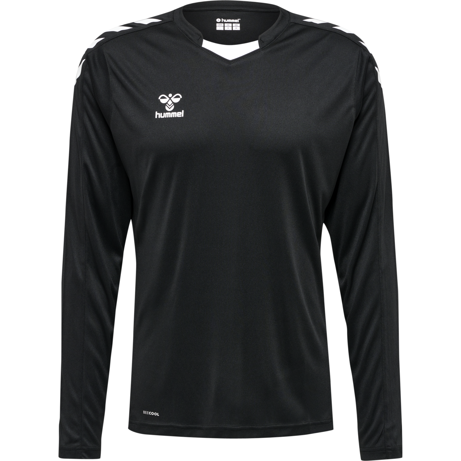 hmlCORE XK POLY JERSEY L/S, BLACK, packshot