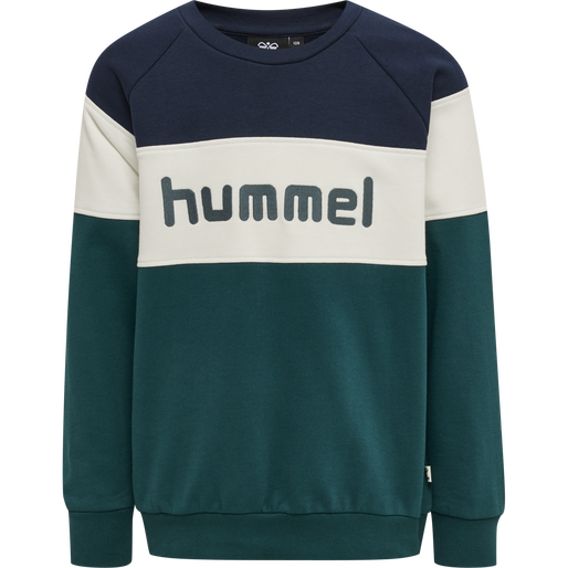 hmlCLAES SWEATSHIRT, DEEP TEAL, packshot