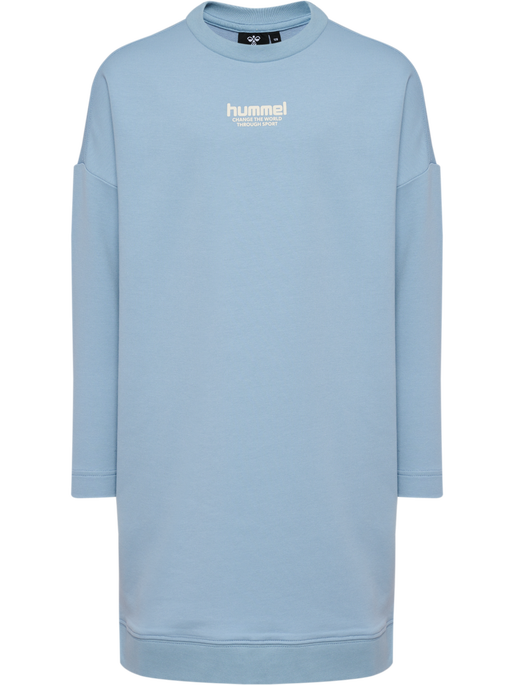 hmlZIPPI DRESS L/S, ASHLEY BLUE hmlZIPPI DRESS L/S, ASHLEY BLUE, packshot