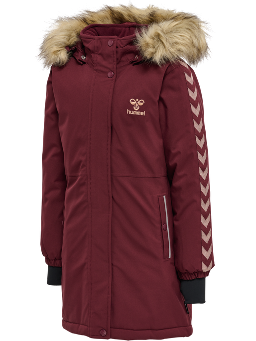 hmlLEAF TEX COAT, WINDSOR WINE hmlLEAF TEX COAT, WINDSOR WINE, packshot