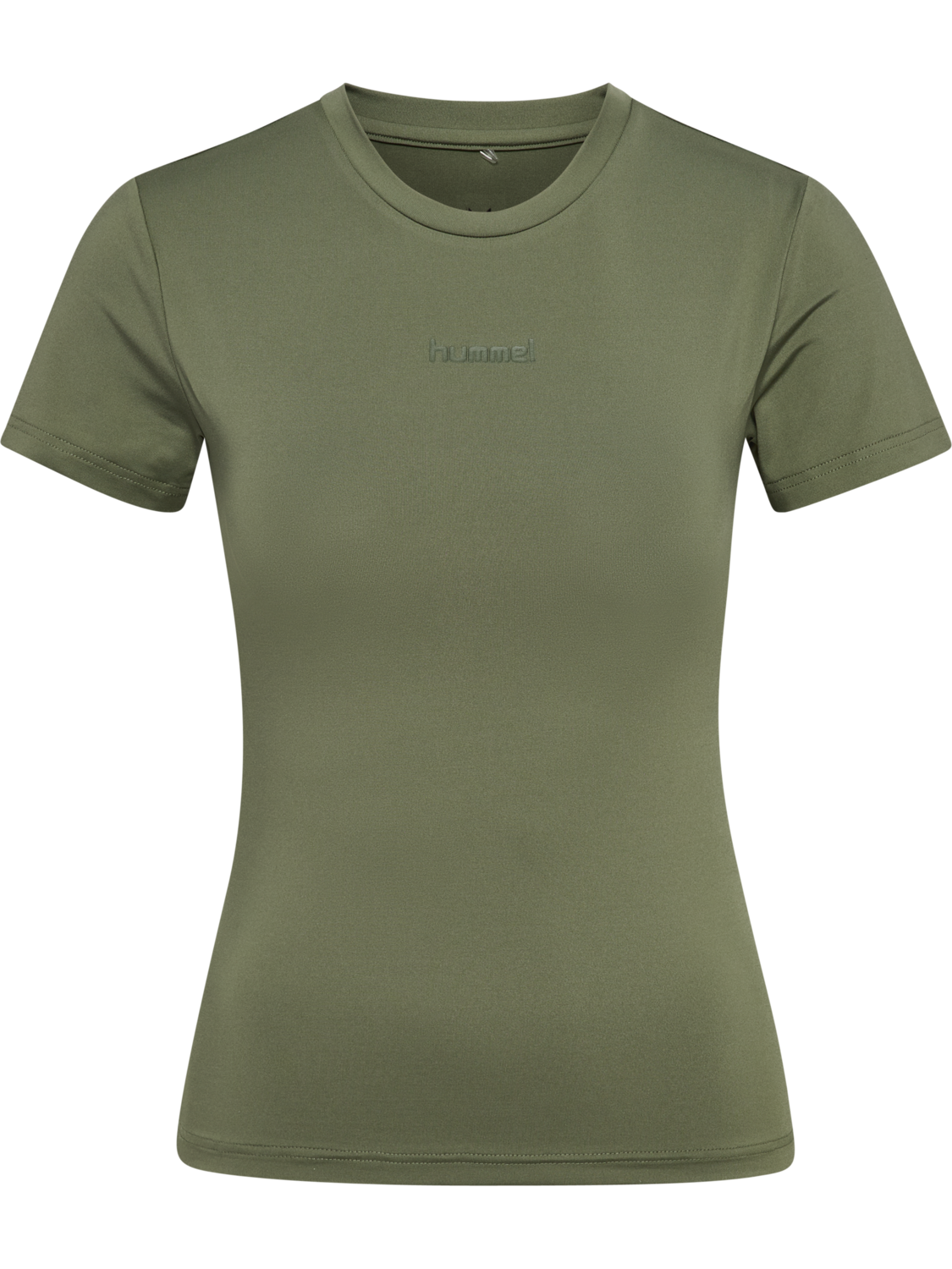 hmlFAST W TRAINING T-SHIRT S/S, DEEP LICHEN GREEN, packshot