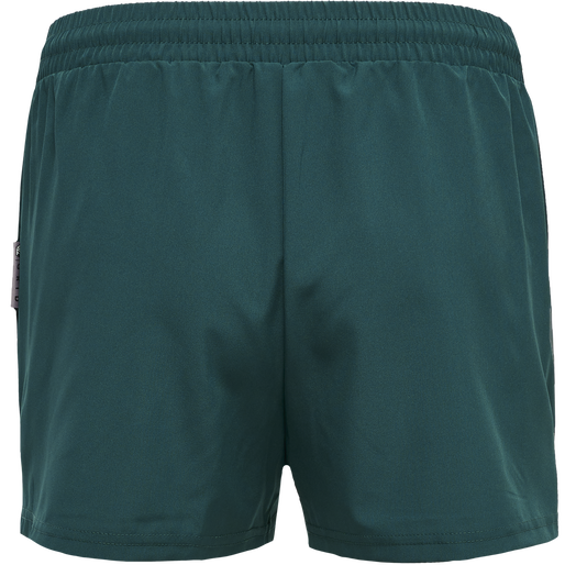 hmlMOVE GRID WOVEN SHORTS WOMAN, DEEP TEAL, packshot
