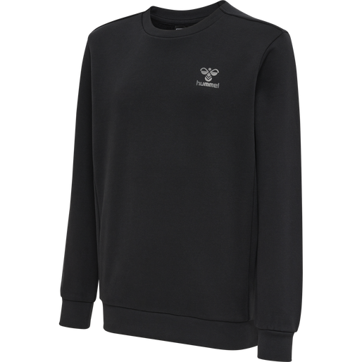 hmlOFFGRID SWEATSHIRT KIDS, JET BLACK, packshot