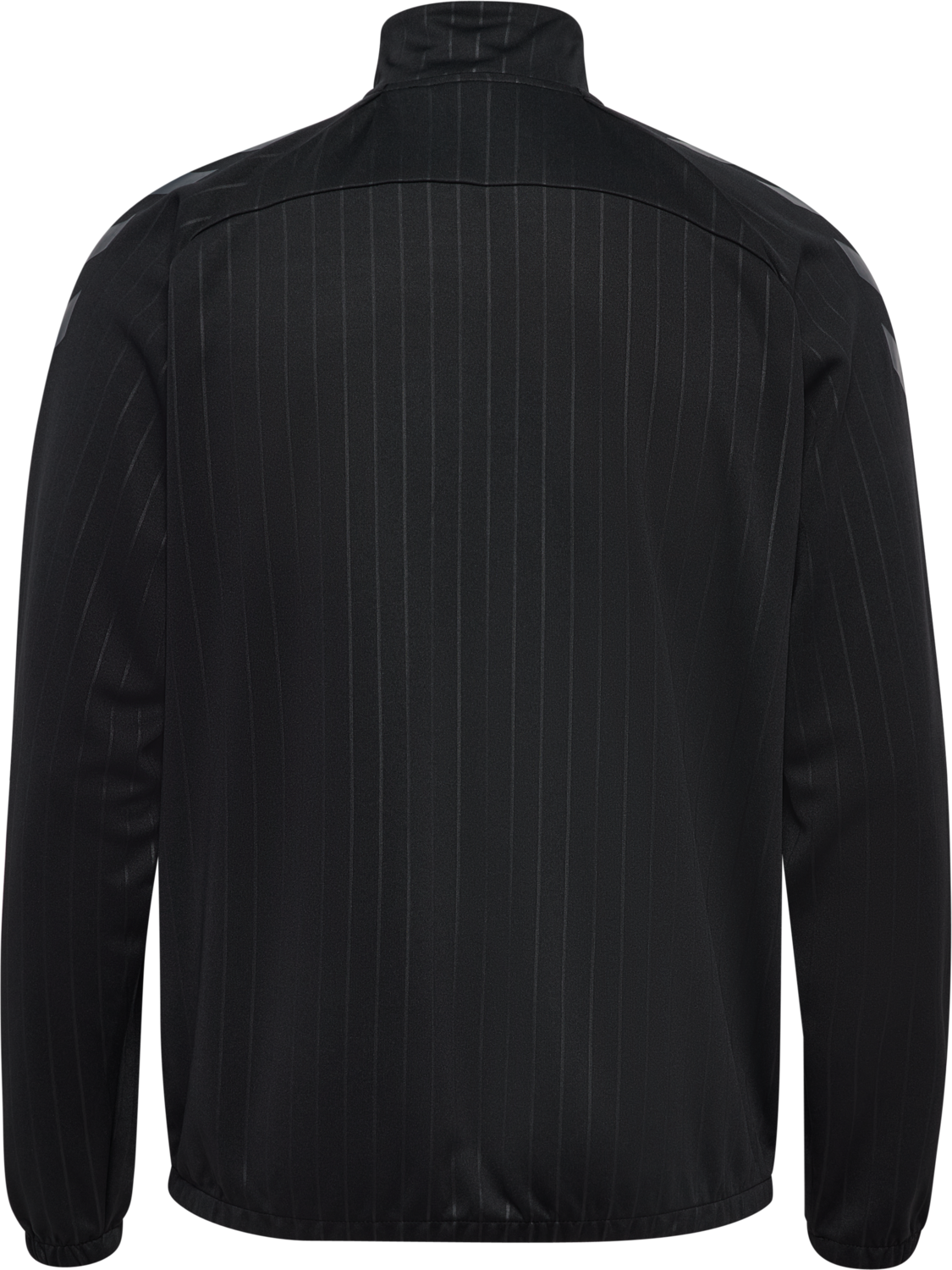 hmlSTRIPE HALFZIP, BLACK, packshot