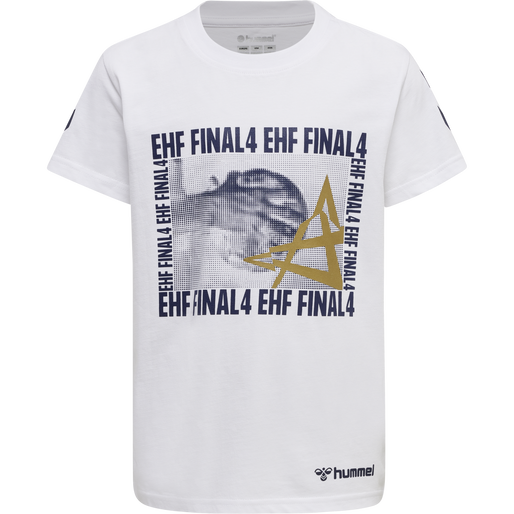 EHF CL FINAL4 T-SHIRT S/S, WHITE, packshot