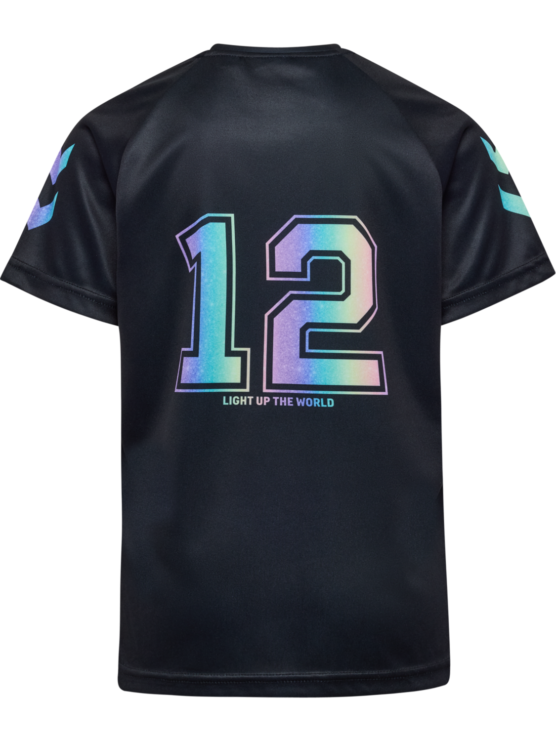 hmlSHIMMER T-SHIRT S/S, BLACK, packshot