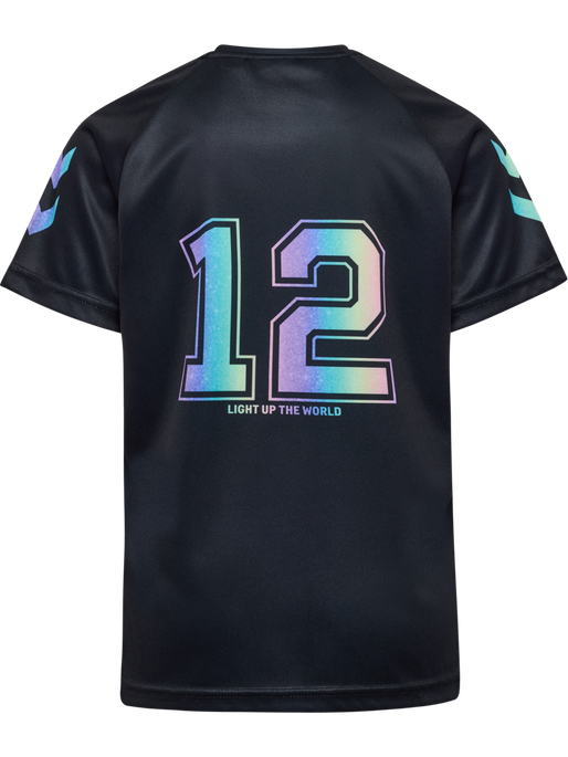 hmlSHIMMER T-SHIRT S/S, BLACK hmlSHIMMER T-SHIRT S/S, BLACK, packshot