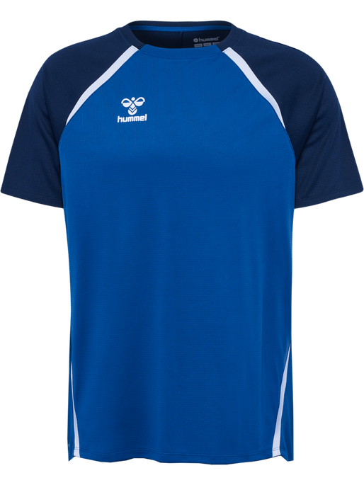 hmlLEAD 2.0 JERSEY S/S, TRUE BLUE/MARINE, packshot