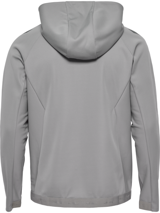 hmlCIMA 2.0 ZIP HOODIE, ALLOY, packshot