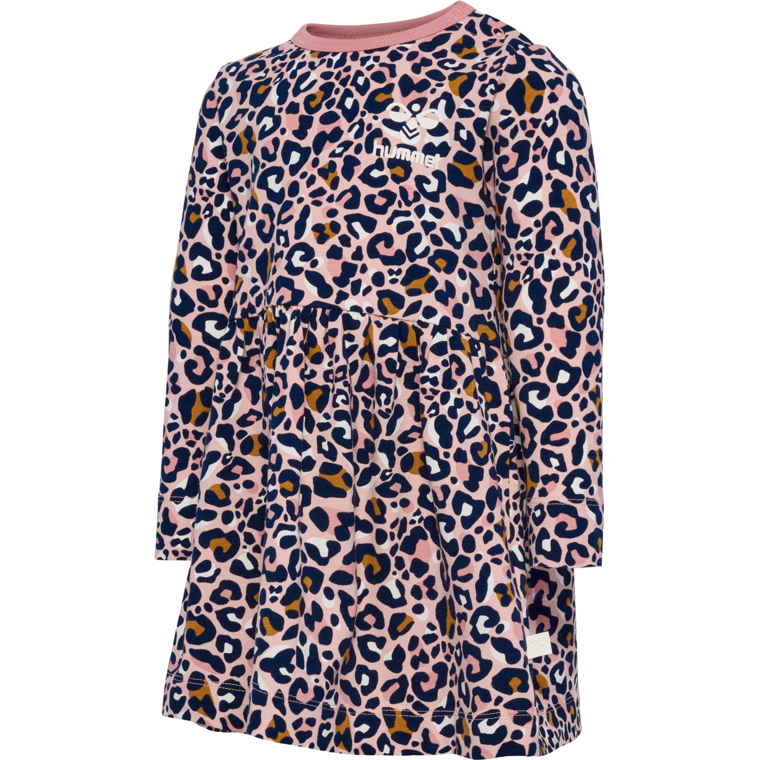 hmlMARIE AOP DRESS L/S, PALE MAUVE, packshot