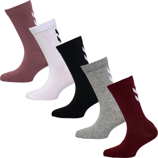 hmlMAKE MY DAY SOCK 5-PACK, DECO ROSE, packshot