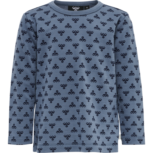 hmlVILMO T-SHIRT LS, CHINA BLUE, packshot
