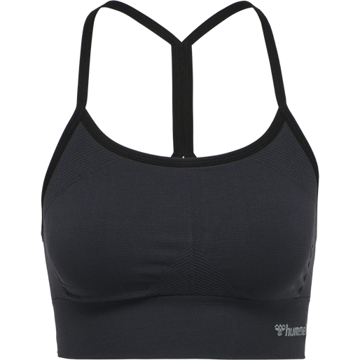 hmlTIFFY SEAMLESS SPORTS TOP, BLACK hmlTIFFY SEAMLESS SPORTS TOP, BLACK, packshot