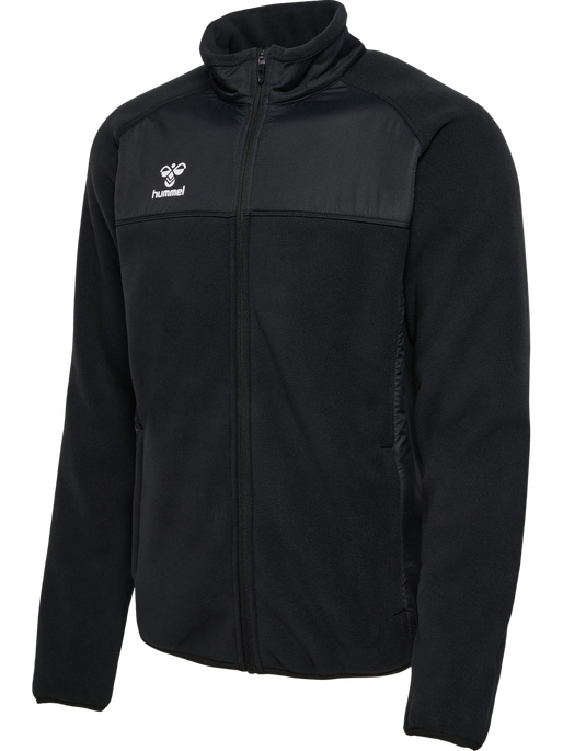 hmlGO FLEECE JACKET, BLACK, packshot