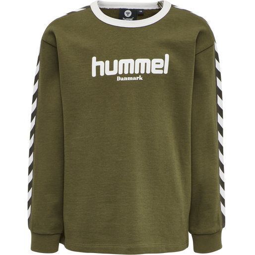 hmlKYOTO SWEATSHIRT, MILITARY OLIVE, packshot