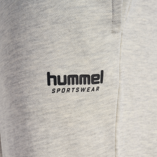 hmlLGC GABE SWEATPANTS, TOFU MELANGE, packshot