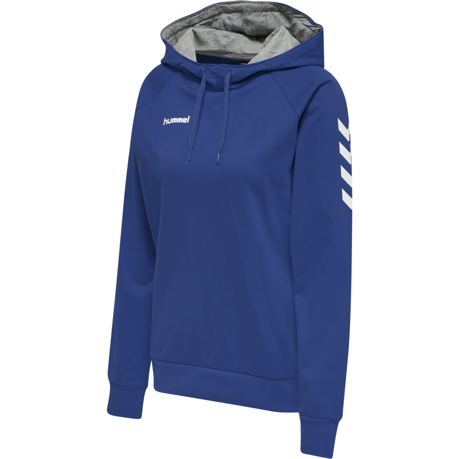 HMLGO COTTON HOODIE WOMAN, TRUE BLUE, packshot