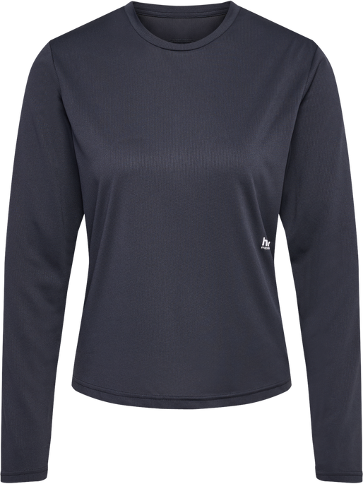 hmlPULSE WORKOUT W T-SHIRT L/S, EBONY hmlPULSE WORKOUT W T-SHIRT L/S, EBONY, packshot