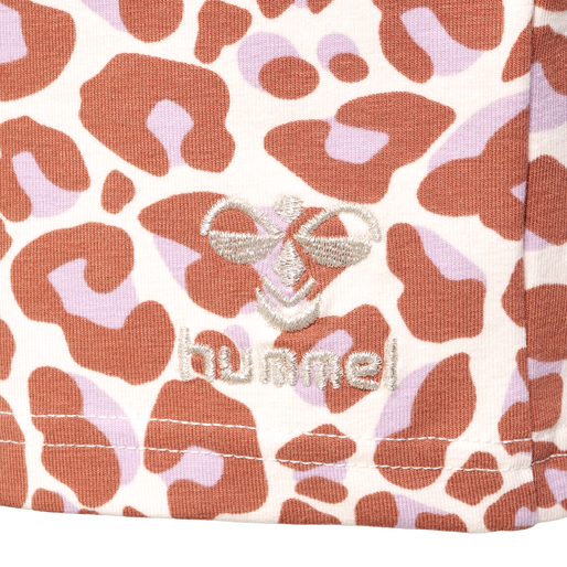 hmlJUMPY AOP SHORTS, COPPER BROWN, packshot