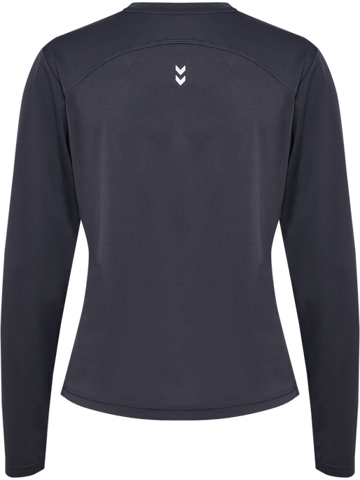 hmlPULSE WORKOUT W T-SHIRT L/S, EBONY hmlPULSE WORKOUT W T-SHIRT L/S, EBONY, packshot