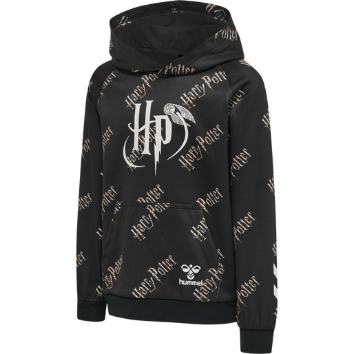 hmlHARRY POTTER HOODIE, BLACK, packshot