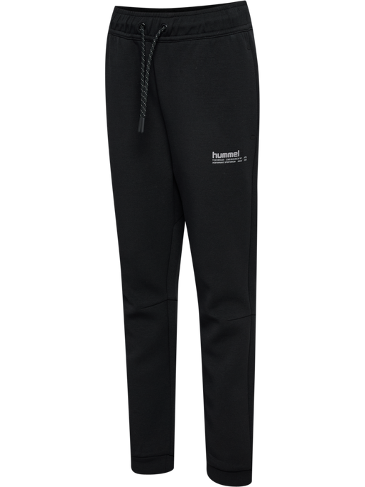 hmlJR TECH FLEECE PANTS, BLACK hmlJR TECH FLEECE PANTS, BLACK, packshot