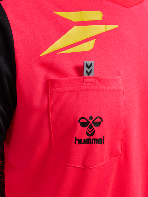 FFHB NEW REFEREE JERSEY S/S, DIVA PINK WO SPONSOR, packshot