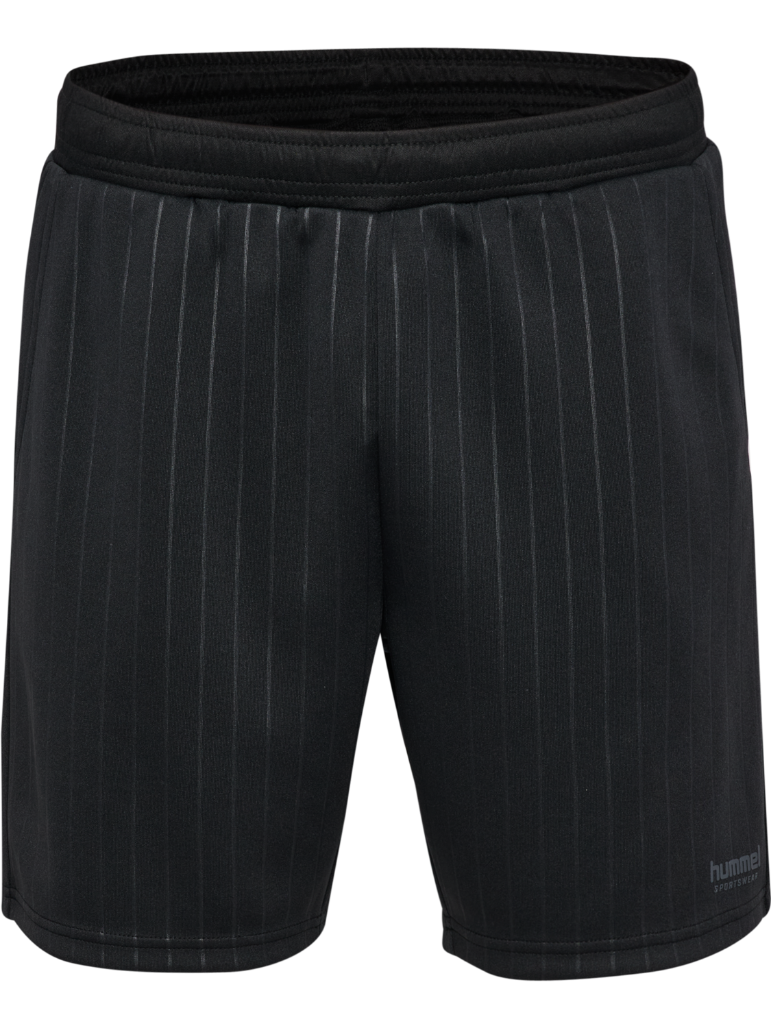 hmlSTRIPE SHORTS, BLACK, packshot