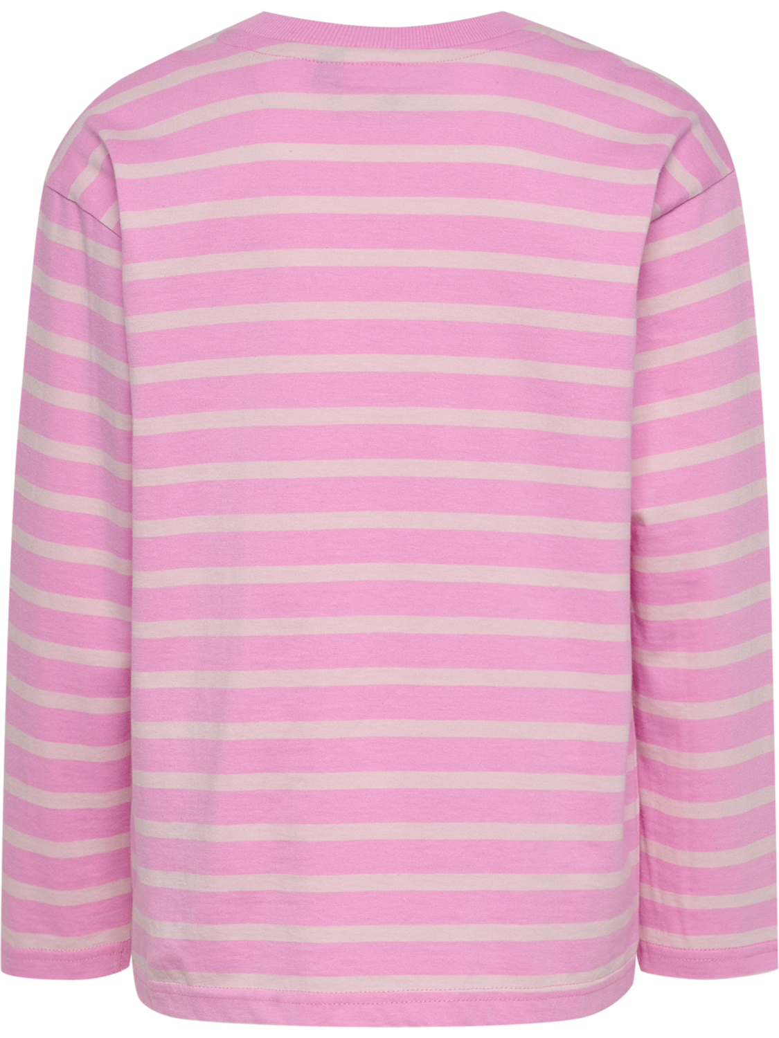 hmlJR LOOSE STRIPE T-SHIRT L/S BEE, PASTEL LAVENDER, packshot