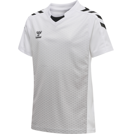 hmlCORE XK SUBLIMA JERSEY S/S KIDS, WHITE, packshot