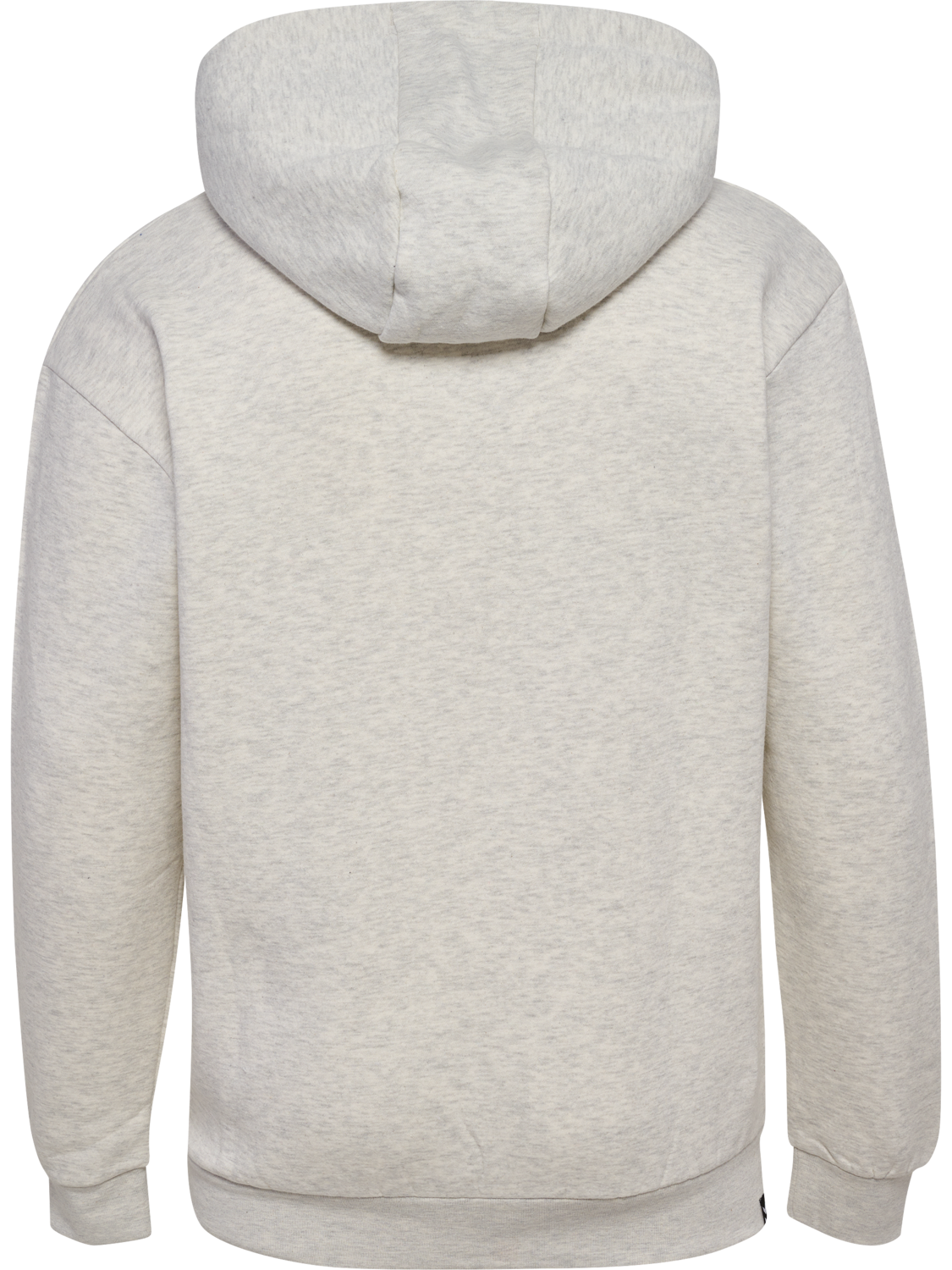 hmlMOVER COTTON HOODIE, EGRET MELANGE, packshot