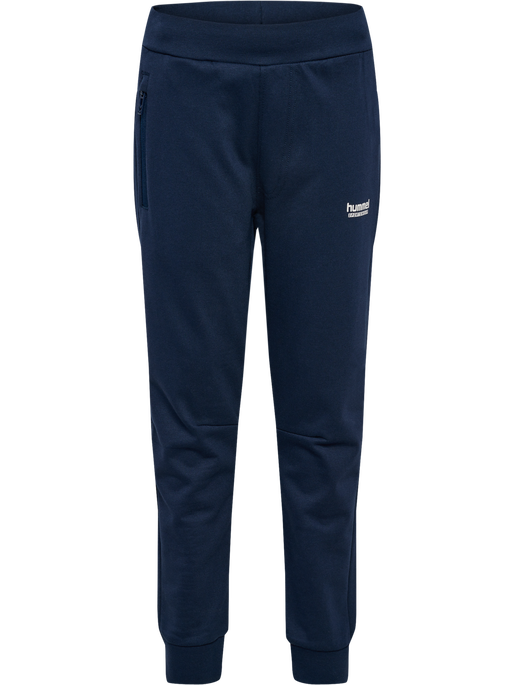 hmlJR REGULAR ADJ WAIST PANTS, DRESS BLUES, packshot