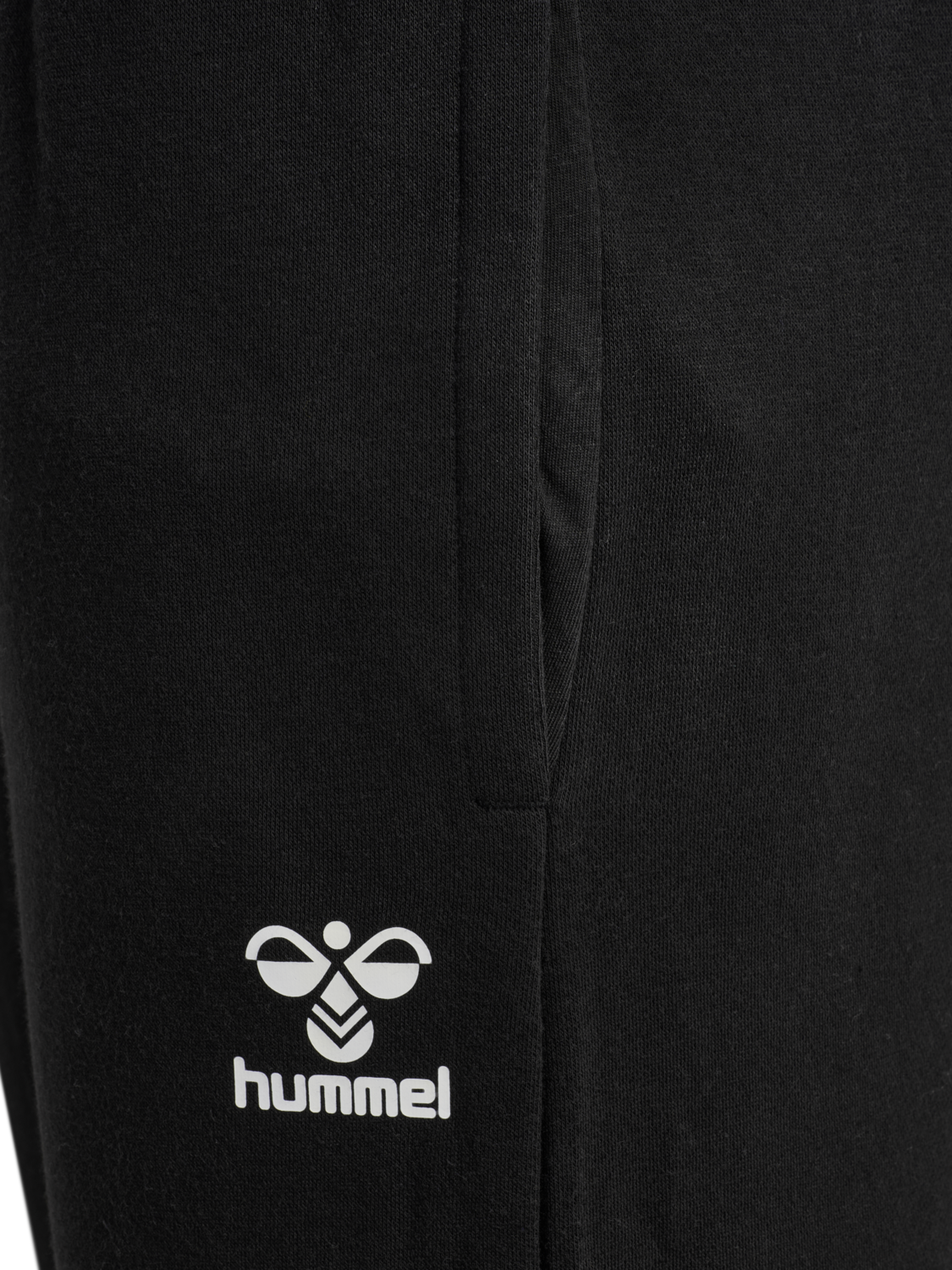 hmlMOVER COTTON CUFF PANTS, BLACK, packshot