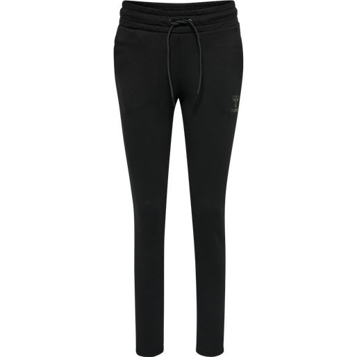 hmlNONI 2.0 TAPERED PANTS, BLACK, packshot
