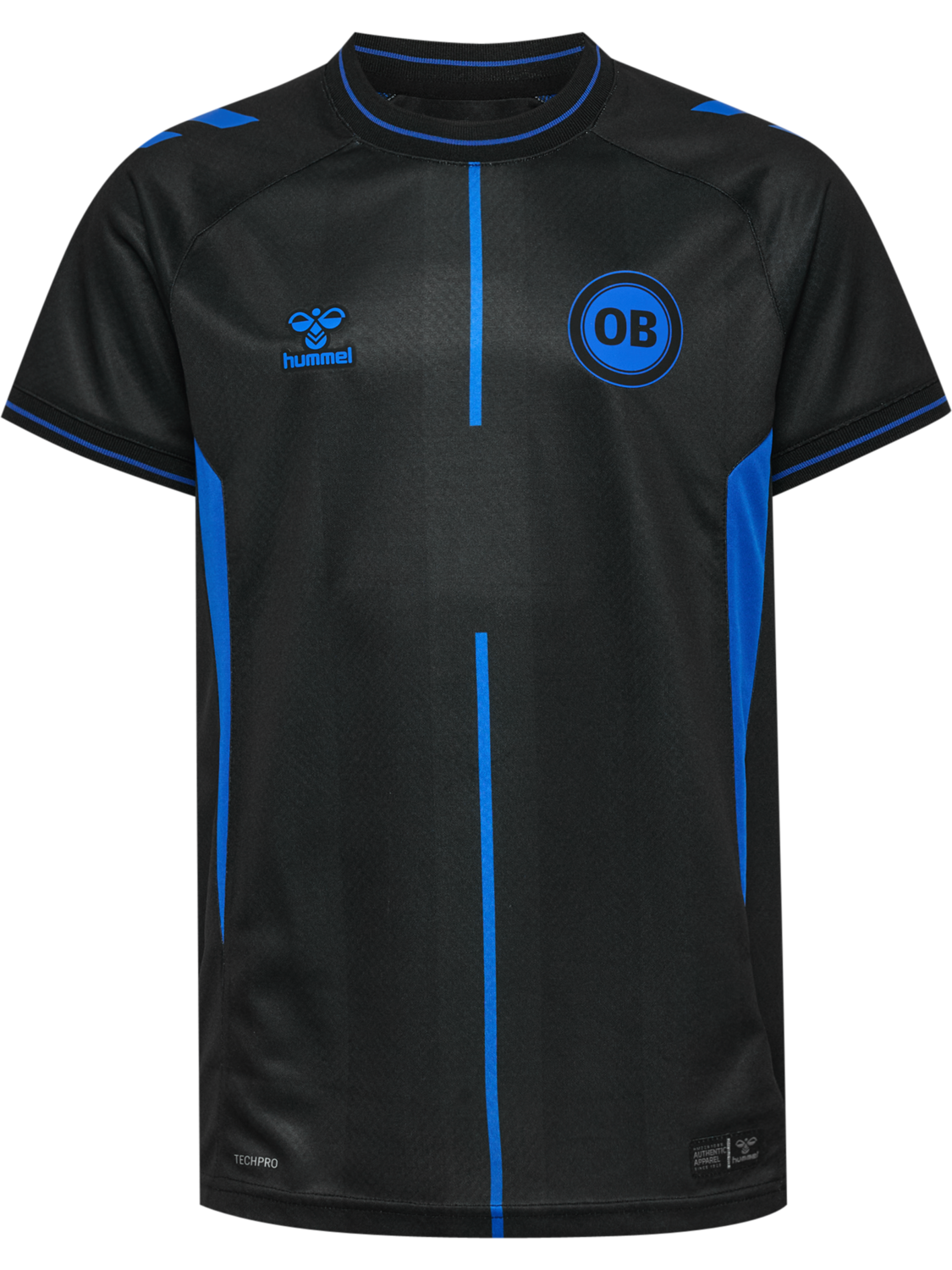 OB 26/27 AWAY JERSEY S/S KIDS, BLACK/ASPHALT, packshot