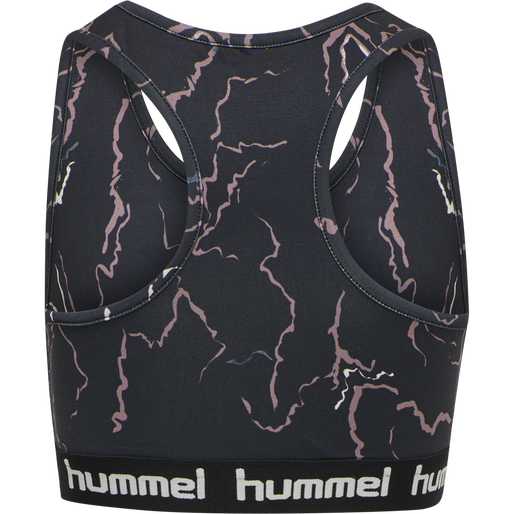 hmlMIMMI SPORTS TOP, CAVIAR/TWILIGHT MAUVE, packshot