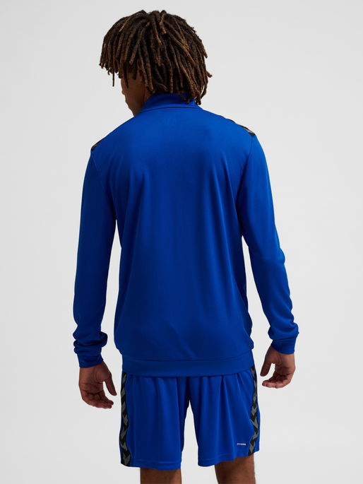 hmlAUTHENTIC PL ZIP JACKET, TRUE BLUE, model