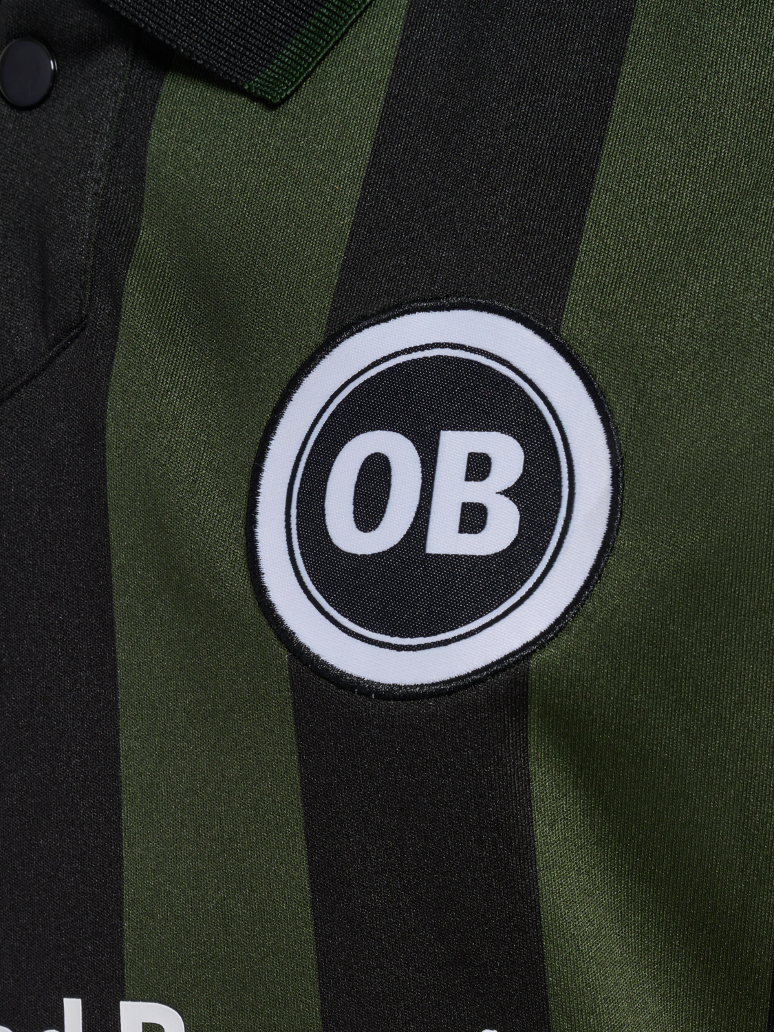 OB 24/25 AWAY JERSEY SS KIDS, BLACK PR, packshot