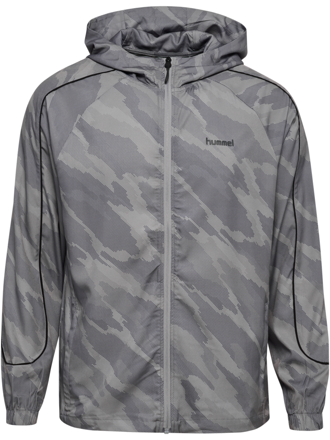 hmlAOP HYBRID TRACK JACKET, SHARKSKIN, packshot