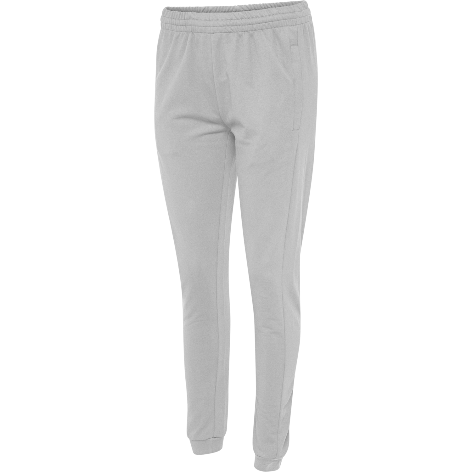 hmlGO COTTON PANT WOMAN, GREY MELANGE, packshot